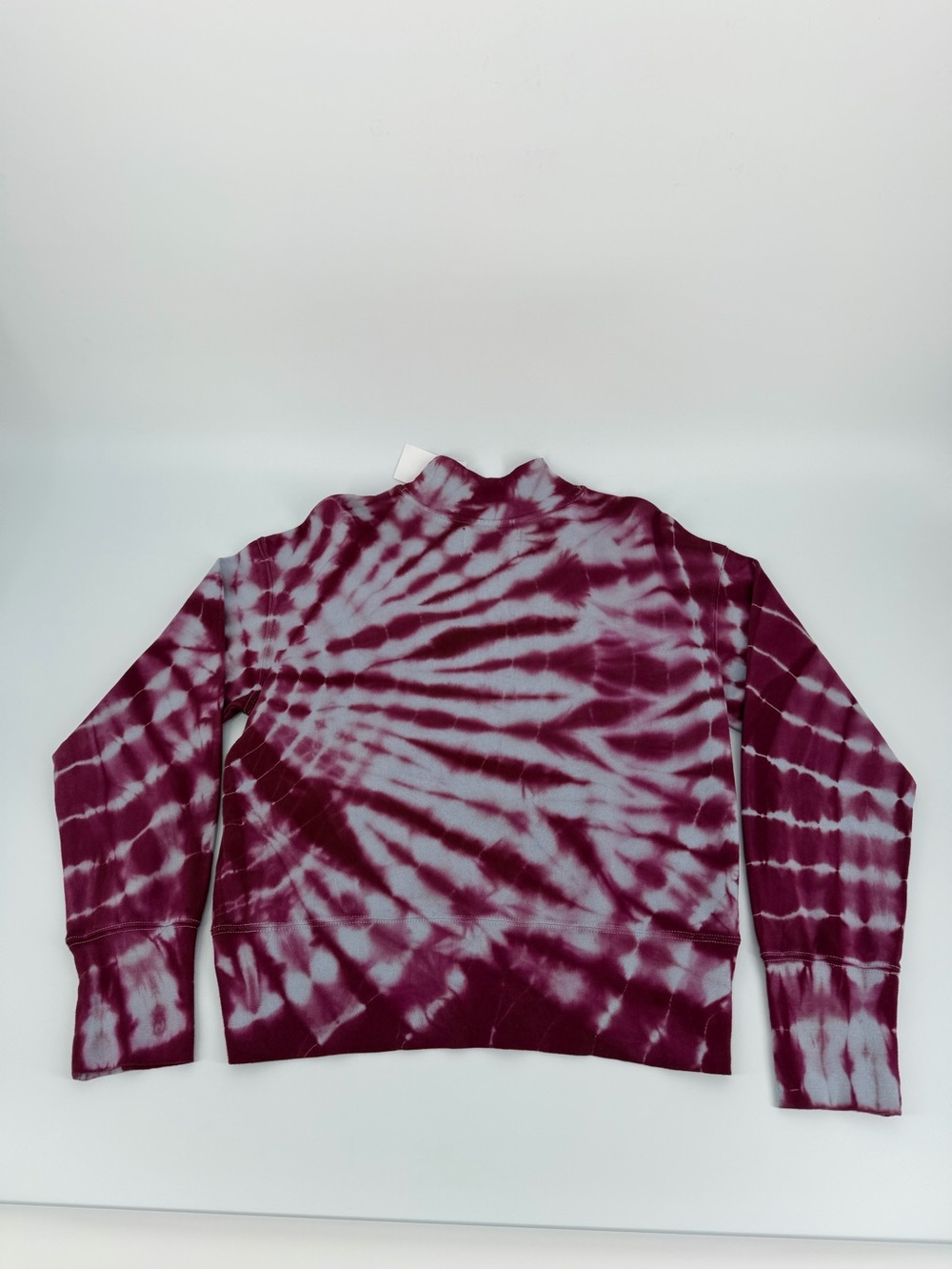 Calvin Klein Jeans Tie Dye Mock Neck Sweatshirt Pink Womens NWT - Picture 6 of 16